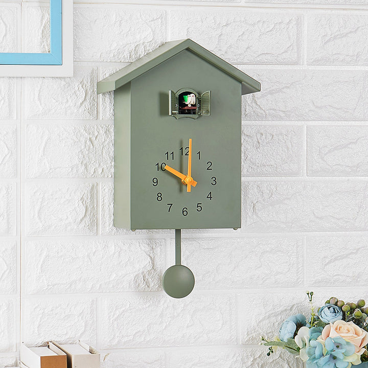 Cuckoo clock in creative house design Kalsten