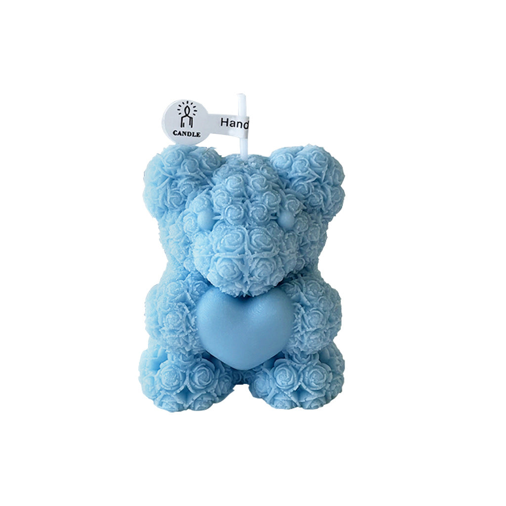 Artistic Teddy Bear Candle