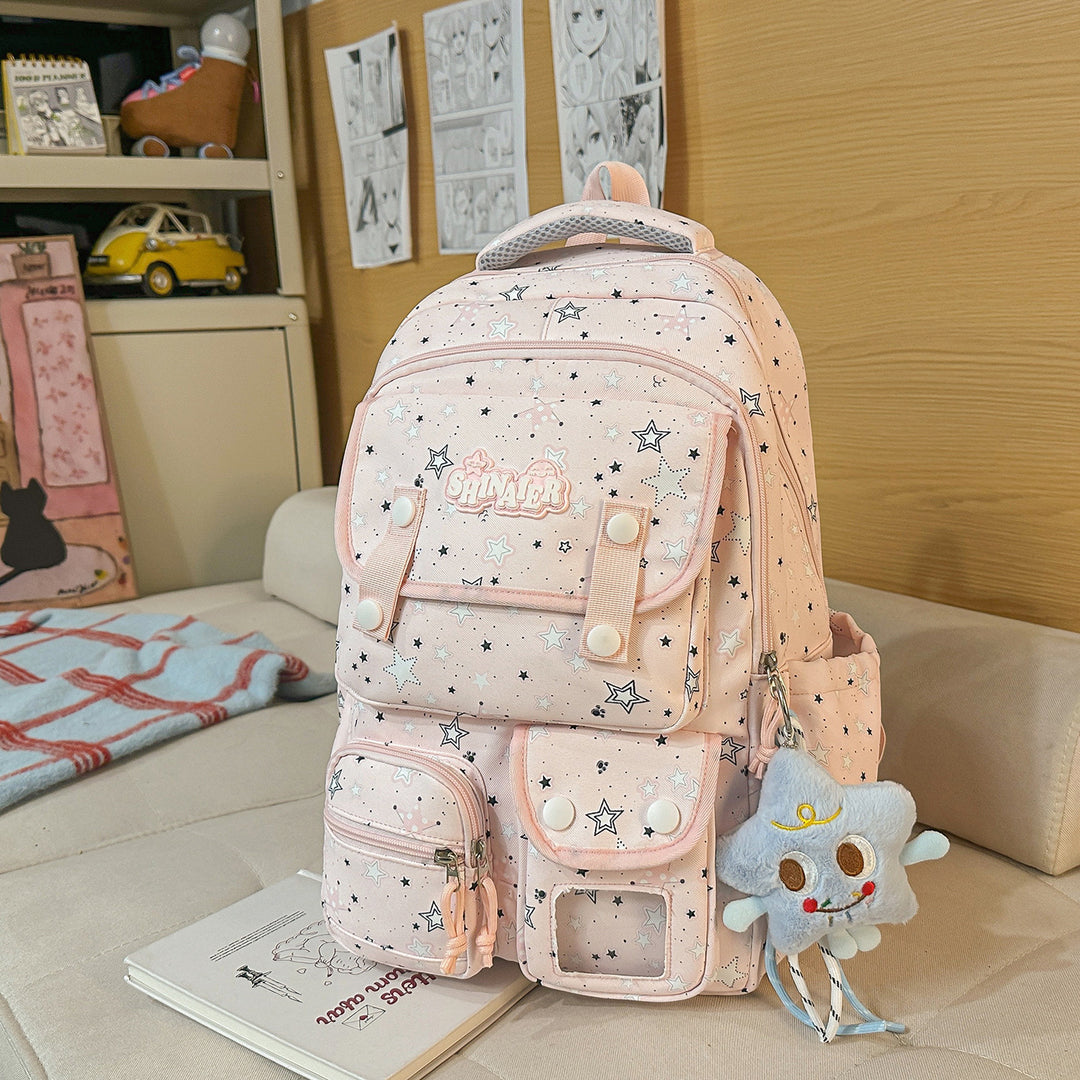 Stylish Star-Patterned Backpack Kalsten