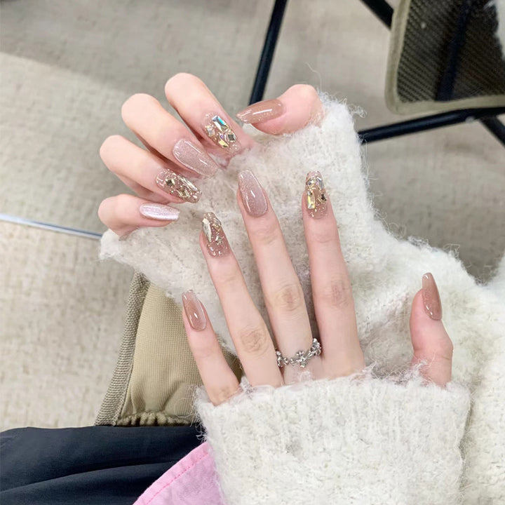 Ombre Press-On Nails with Glossy Finish Kalsten