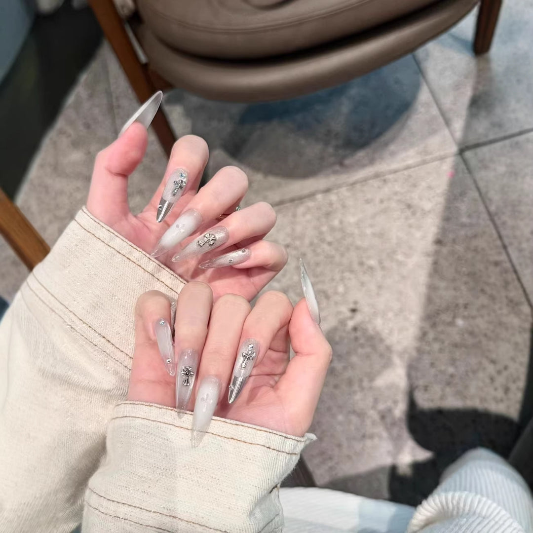 Glamorous Stiletto Nail Extensions