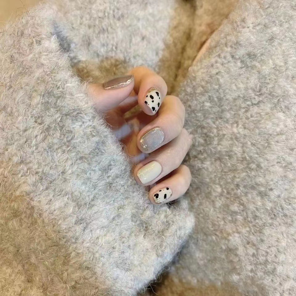 Artistic Patterned Press-On Nails