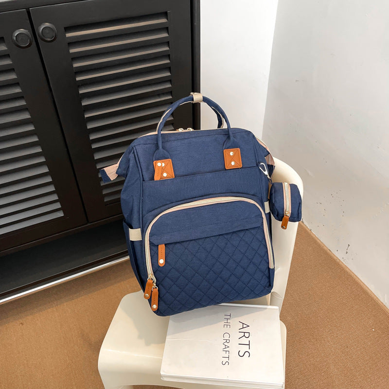 Multi-Pocket Quilted Backpack Kalsten