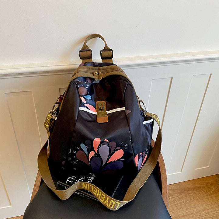 Artistic Floral Drawstring Backpack Kalsten