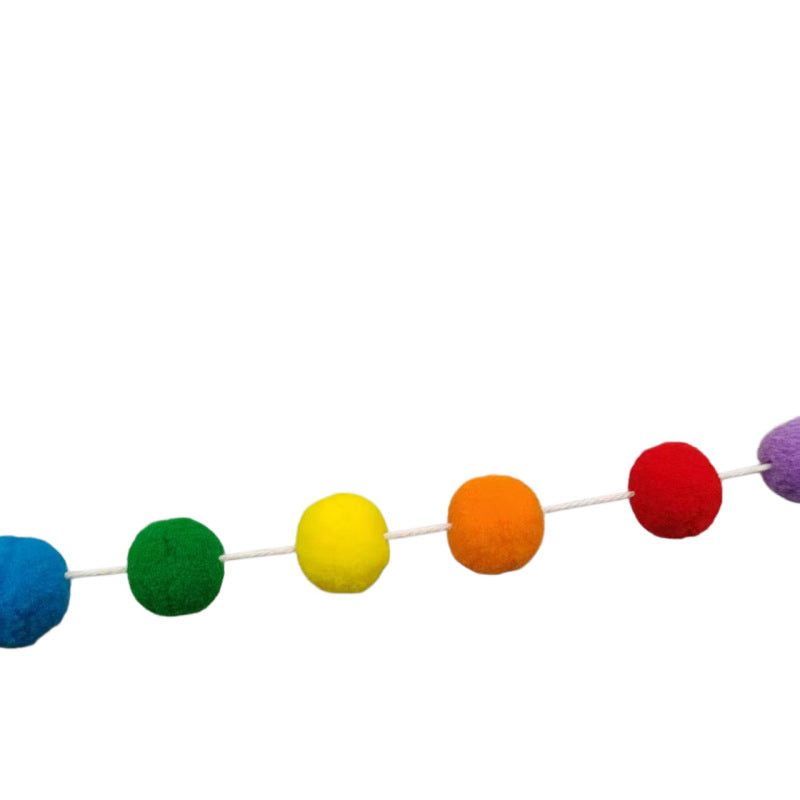 Decorative Fabric Pom Pom Garland Kalsten