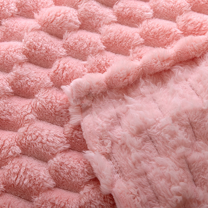 Women Fluffy Structured Blanket Kalsten