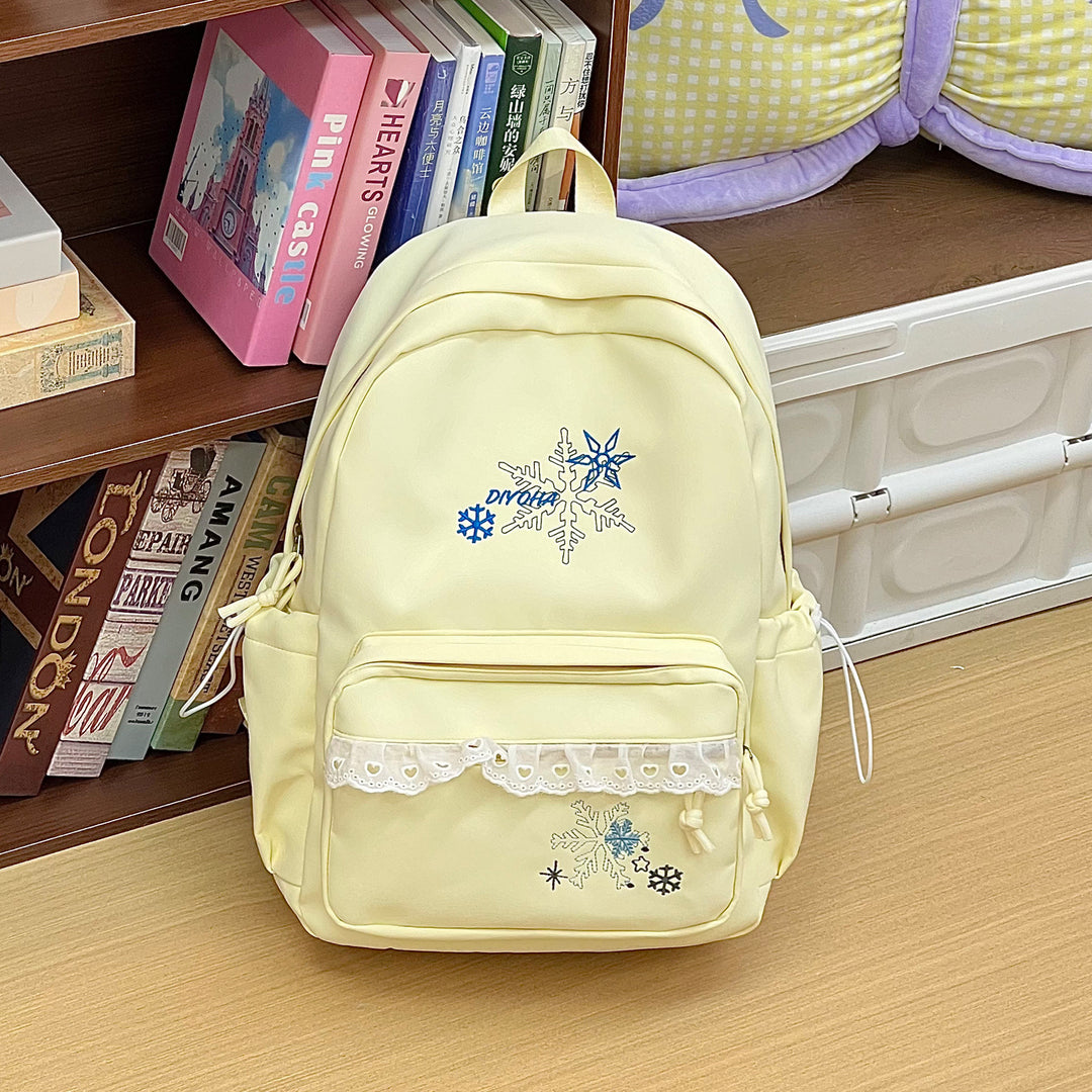 Stylish Embroidered Casual Backpack Kalsten