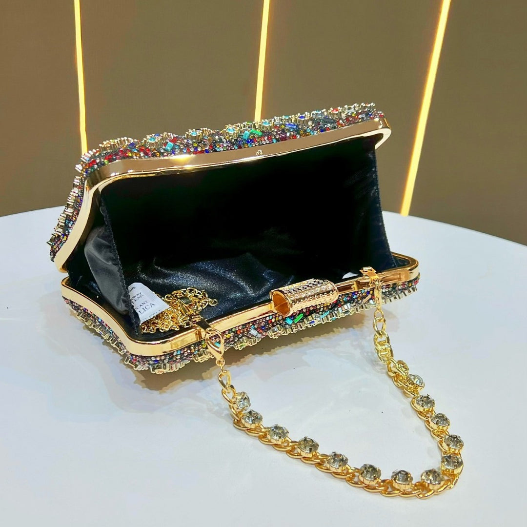 Elegant Bejeweled Evening Clutch