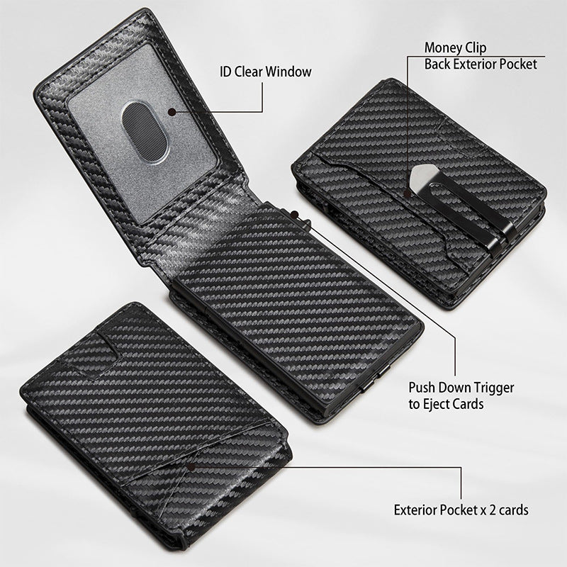 Carbon Fiber RFID-Blocking Cardholder Kalsten