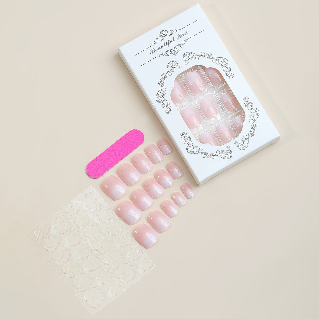 Artificial nail set with natural look and high-gloss finish Kalsten
