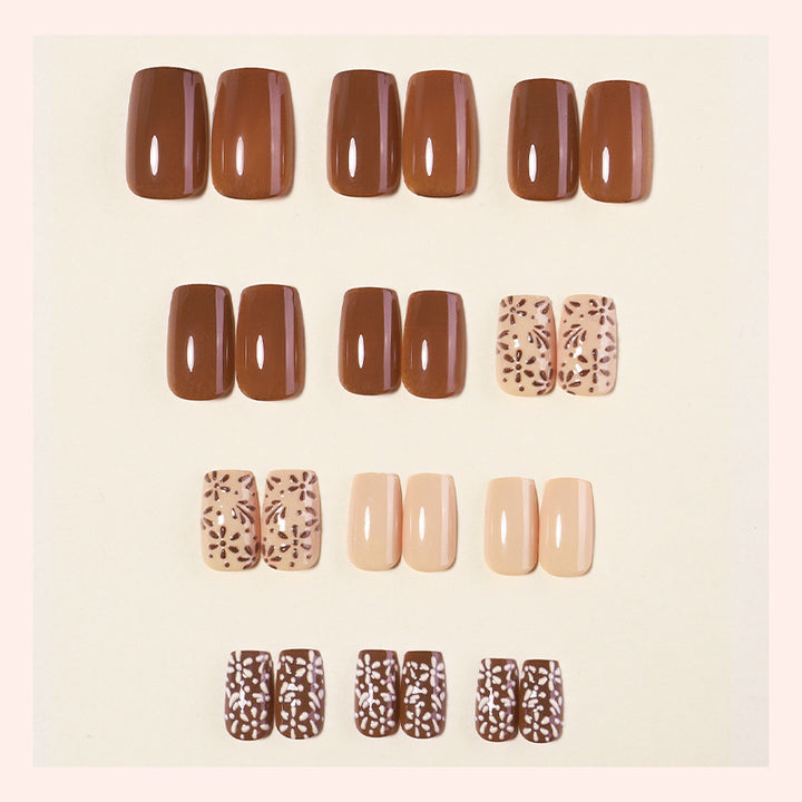 Premium Press-On Nail Set with Artistic Designs Kalsten