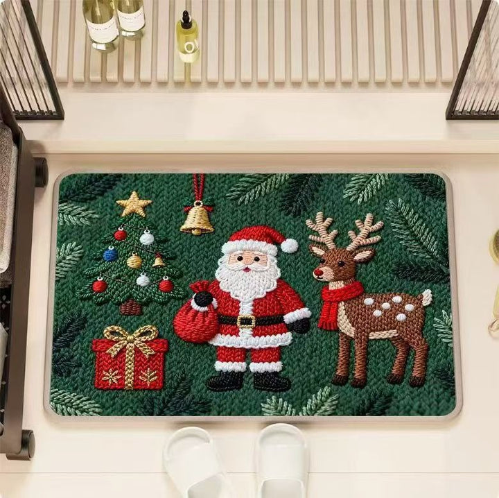 Christmas-Themed Decorative Mat