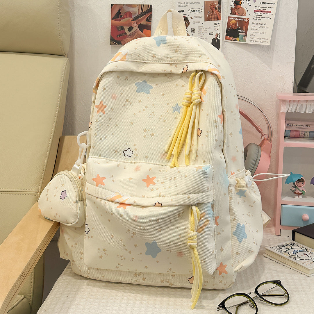 Cartoon-Embellished Casual Backpack Kalsten