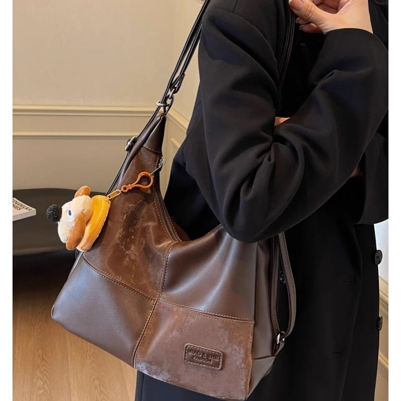 Casual Leather Hobo Bag Kalsten