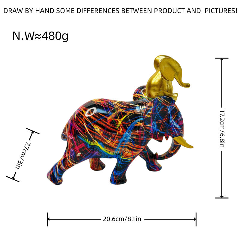 Decorative Elephant Figurine Kalsten