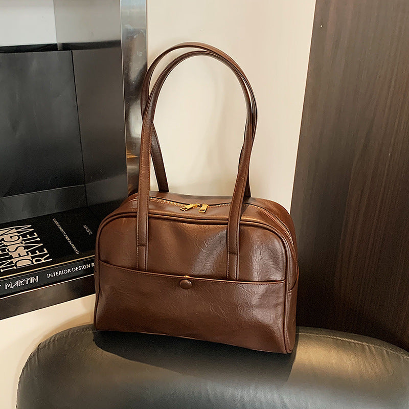 Chic Structured Handheld Tote Bag