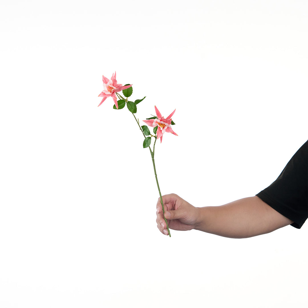 Lifelike Multi-Bloom Flower Stem