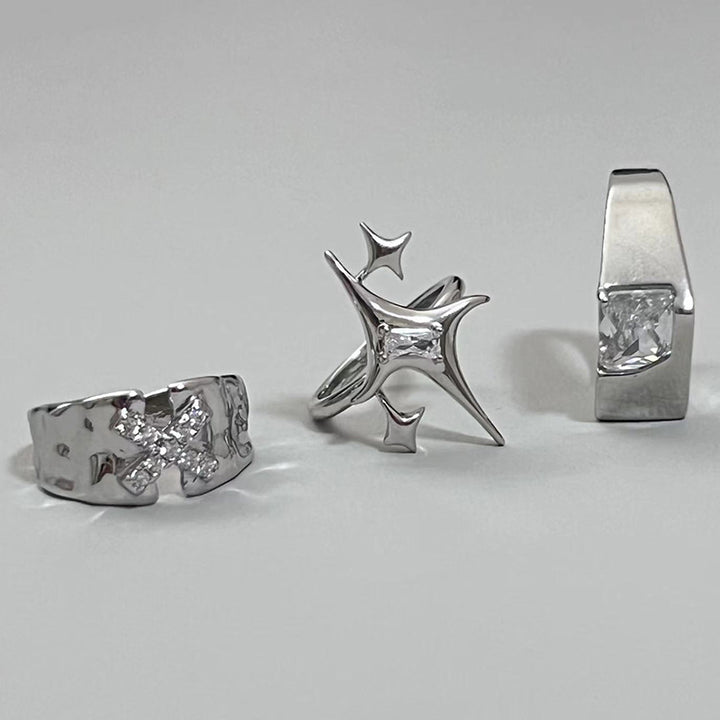 Trendier Open Ring with Zirconia Accent Kalsten