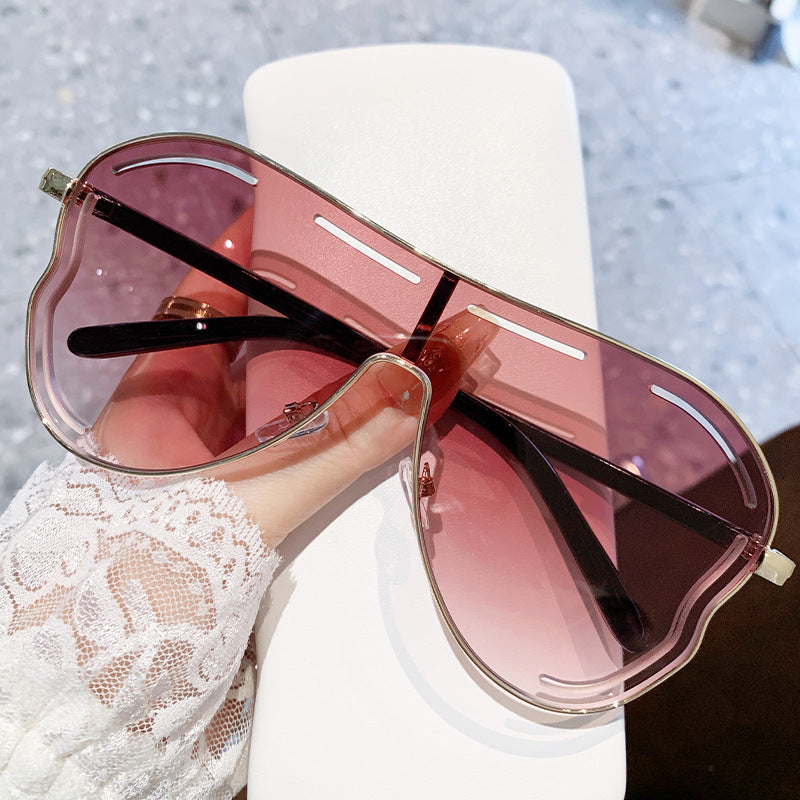 Men's Aviator-Style Shield Sunglasses Kalsten