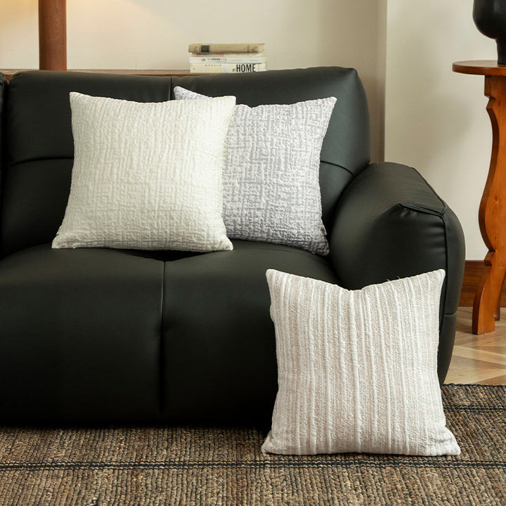 Structured quilted pillowcase made of cotton blend