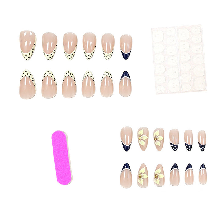 Artistic Floral Acrylic Nail Design Kalsten