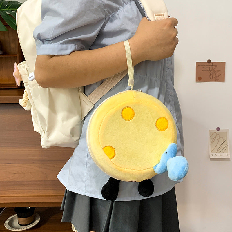 Cozy neck pillow travel pillow with plush cat design and portable storage bag
