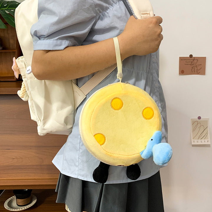 Cozy neck pillow travel pillow with plush cat design and portable storage bag