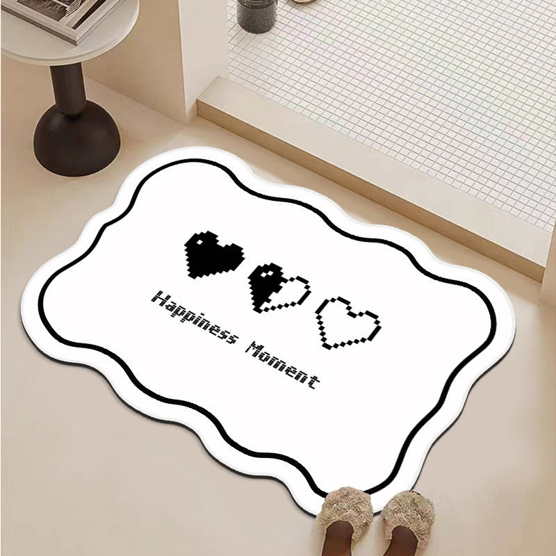 Heart-Shaped Decorative Mat