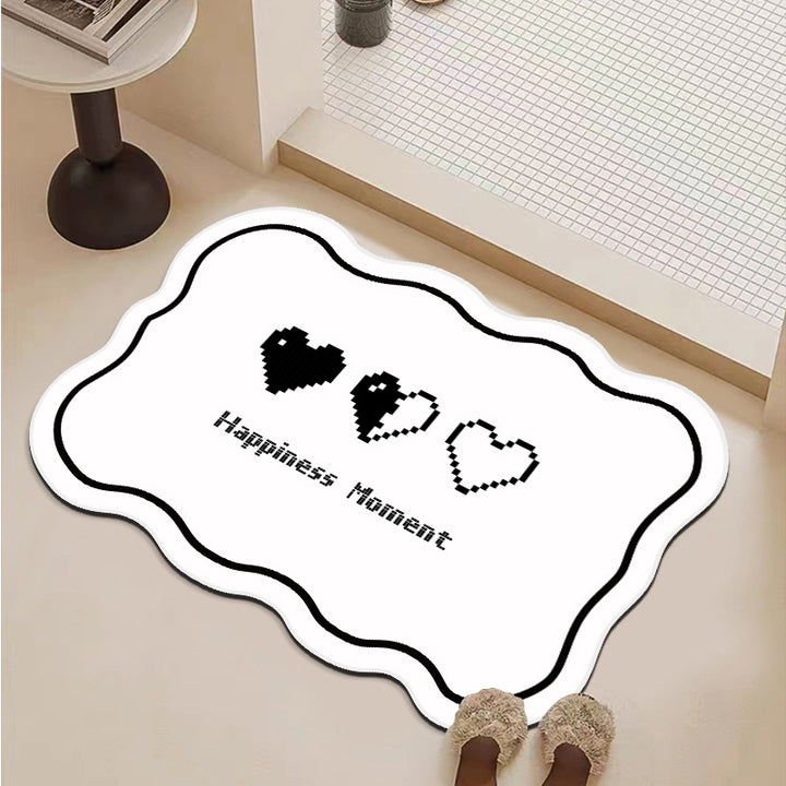 Heart-Shaped Decorative Mat
