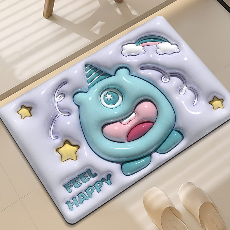 Cute Cartoon-Themed Area Mat
