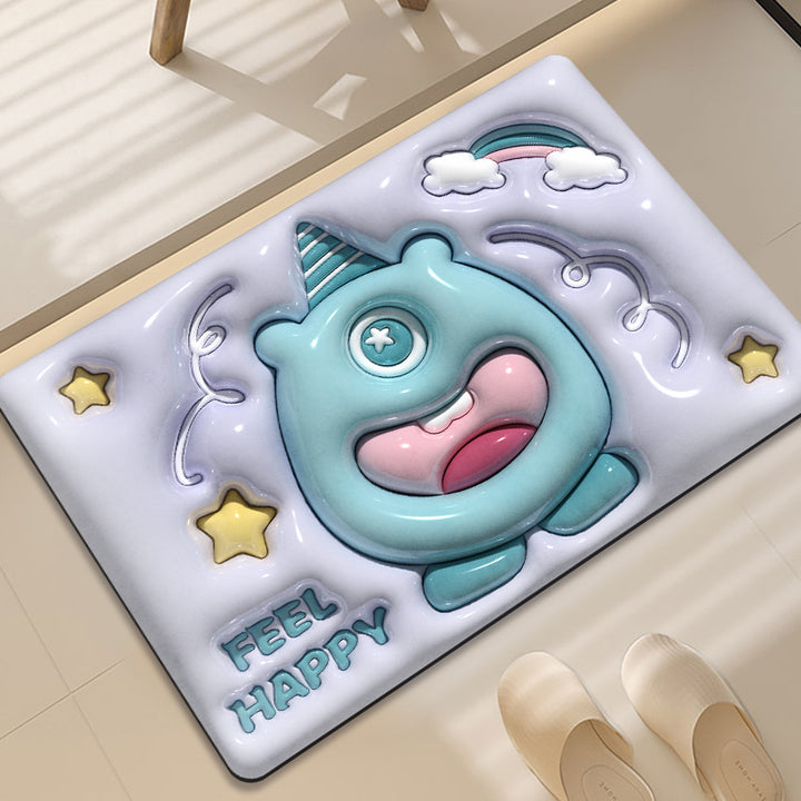 Cute Cartoon-Themed Area Mat