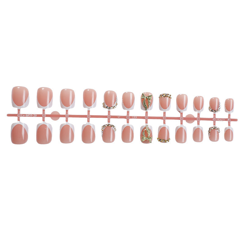Premium Floral Embellished Press-On Nail Set Kalsten