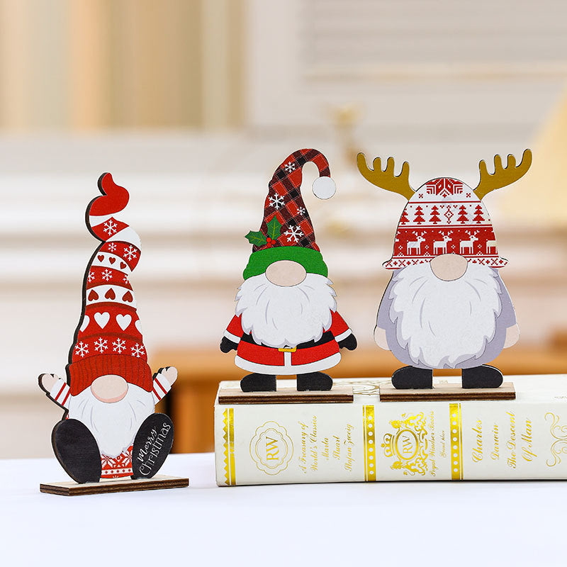 Decorative Wooden Santa Figurine Kalsten