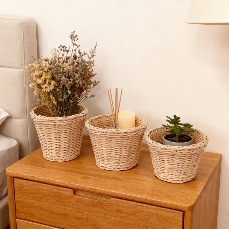 Decorative Natural Woven Fruit Storage Baskets Kalsten