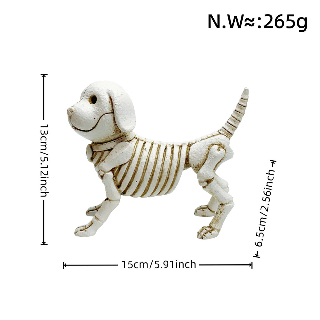 Decorative Dog Skeleton Figurine Kalsten