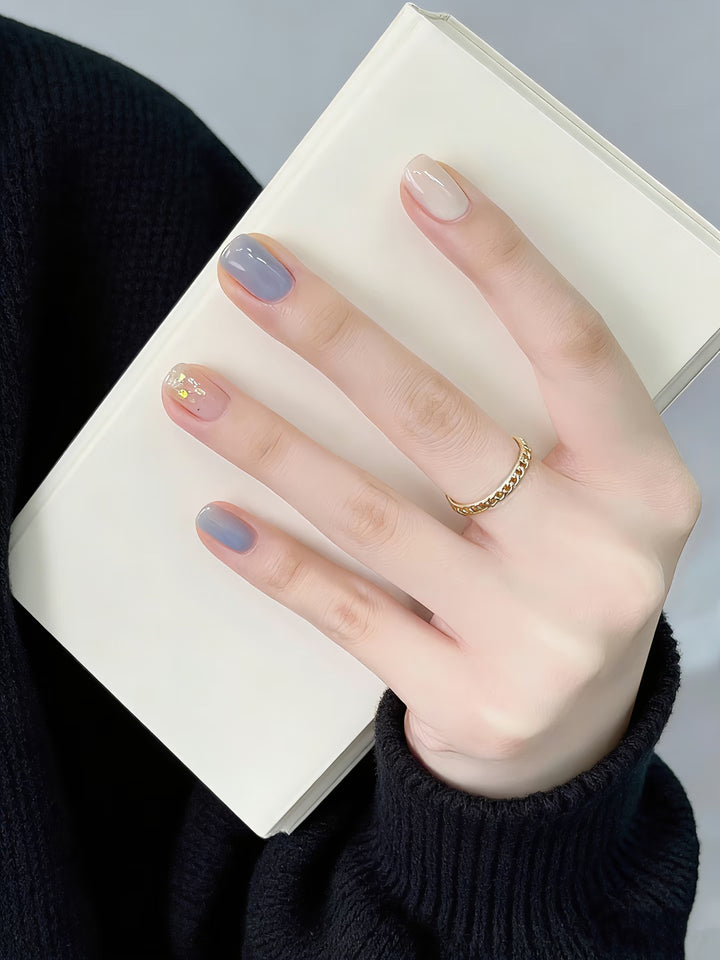 Artistic Gradient Press-On Nails