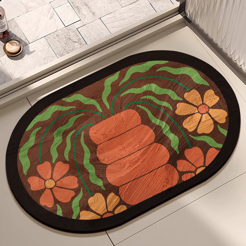 Floral Print Area Rug Kalsten