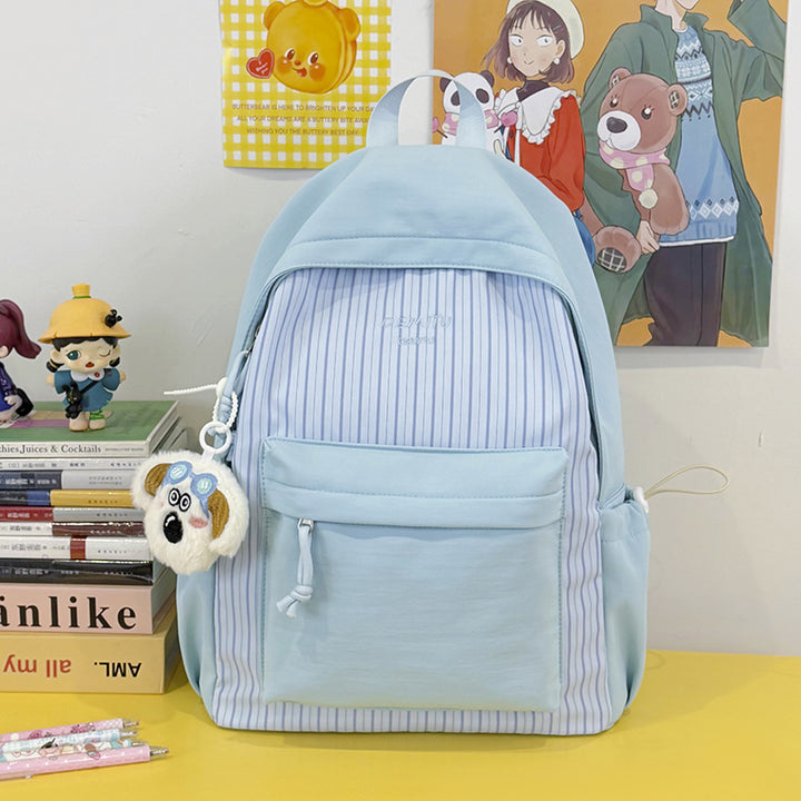 Casual Stripe Patterned Backpack Kalsten