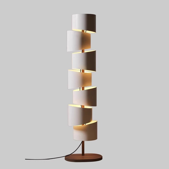 Spiraling Modern Floor Lamp
