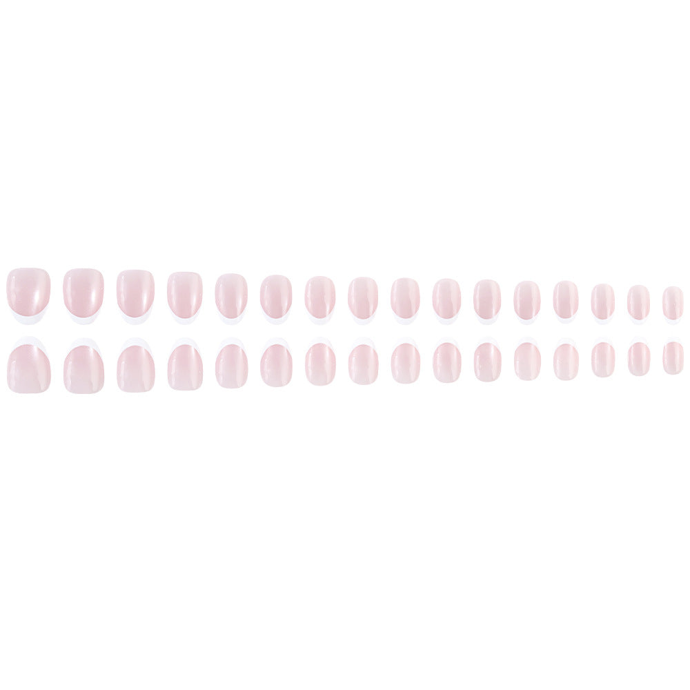 Elegant French Tip Press-On Nails Kalsten 1787542595