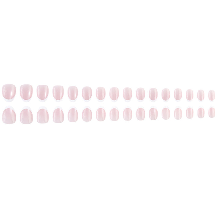 Elegant French Tip Press-On Nails Kalsten 1787542595