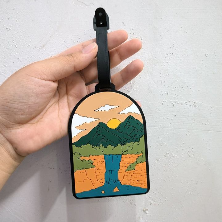 Adventure-Themed Luggage Tag Kalsten