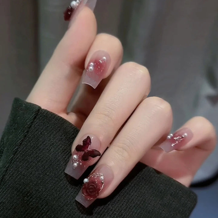 Luxury Glitter Design Artificial Nails Kalsten