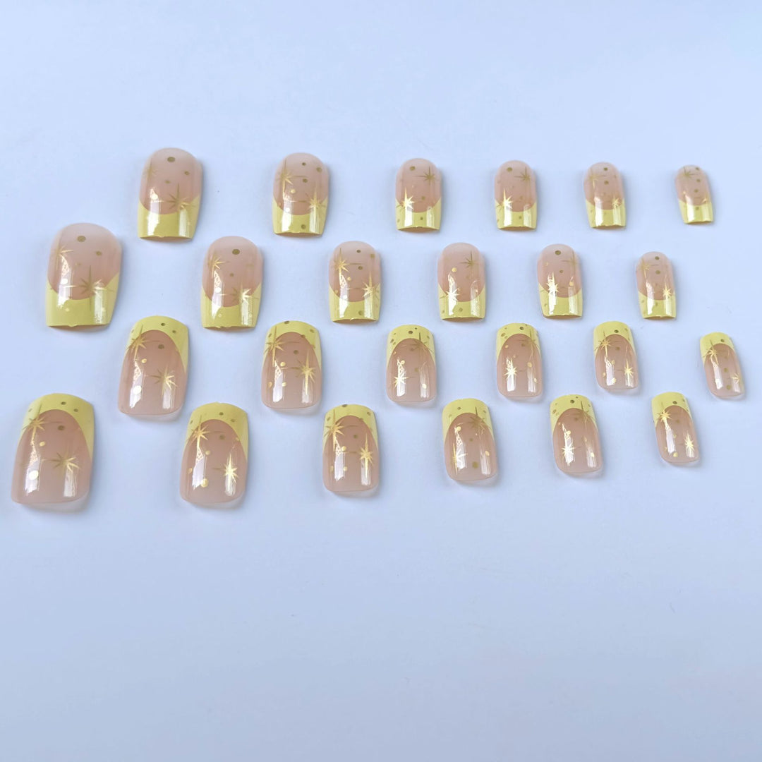 Glittery Star Accent Nail Art Set