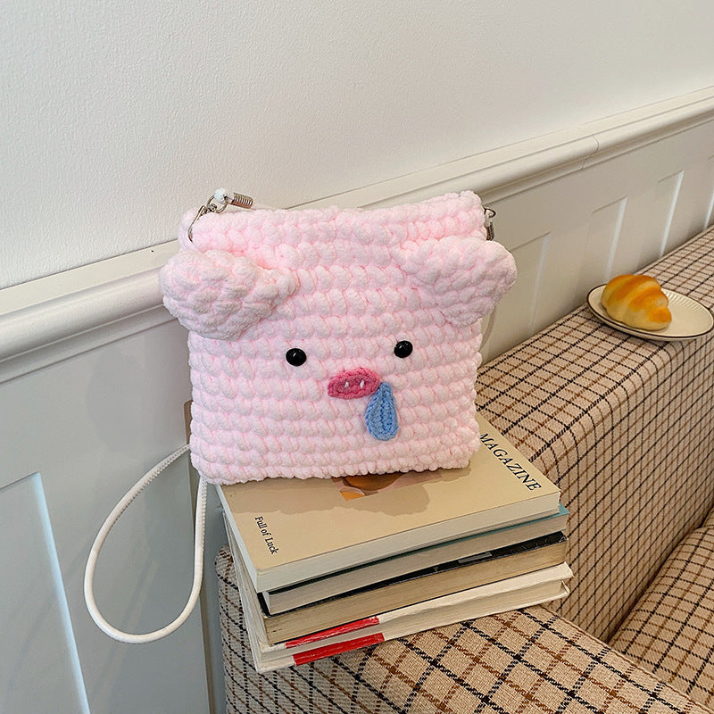 Cute Animal-Themed Plush Bag
