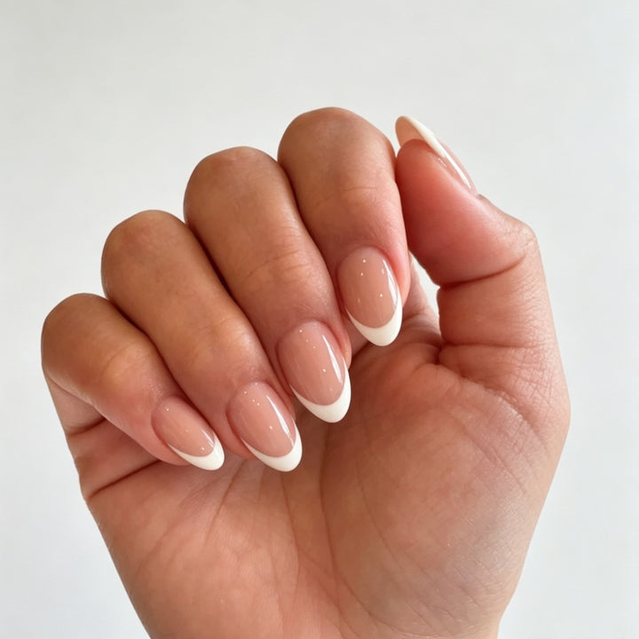 French Tip Gel Nail Art Extensions