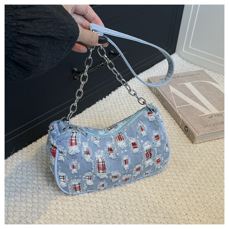 Starry Patterned Shoulder Bag