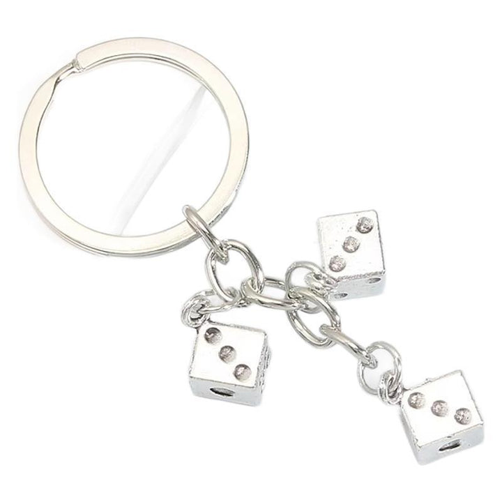 Dice-Inspired Charm Keychain Kalsten