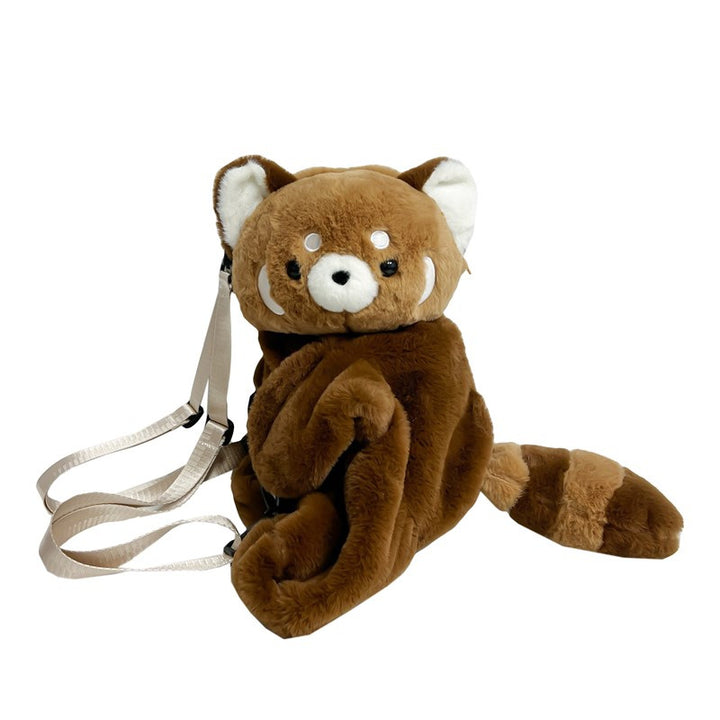 Plush Animal-Shaped Backpack