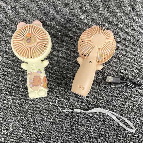 Unisex Portable Hand Fan in Playful Bear Design Kalsten